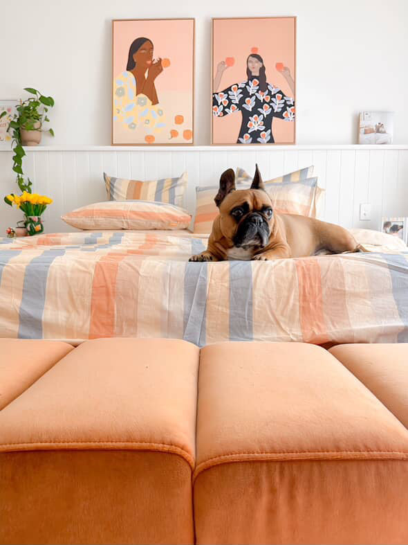 Cloud Cotton Duvet Cover - Poppy