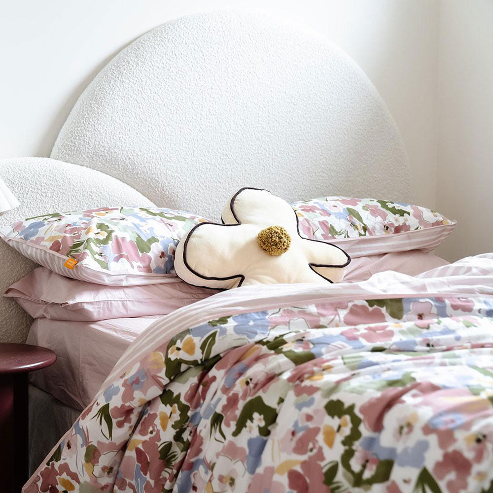 Cloud Cotton Duvet Cover - Flora