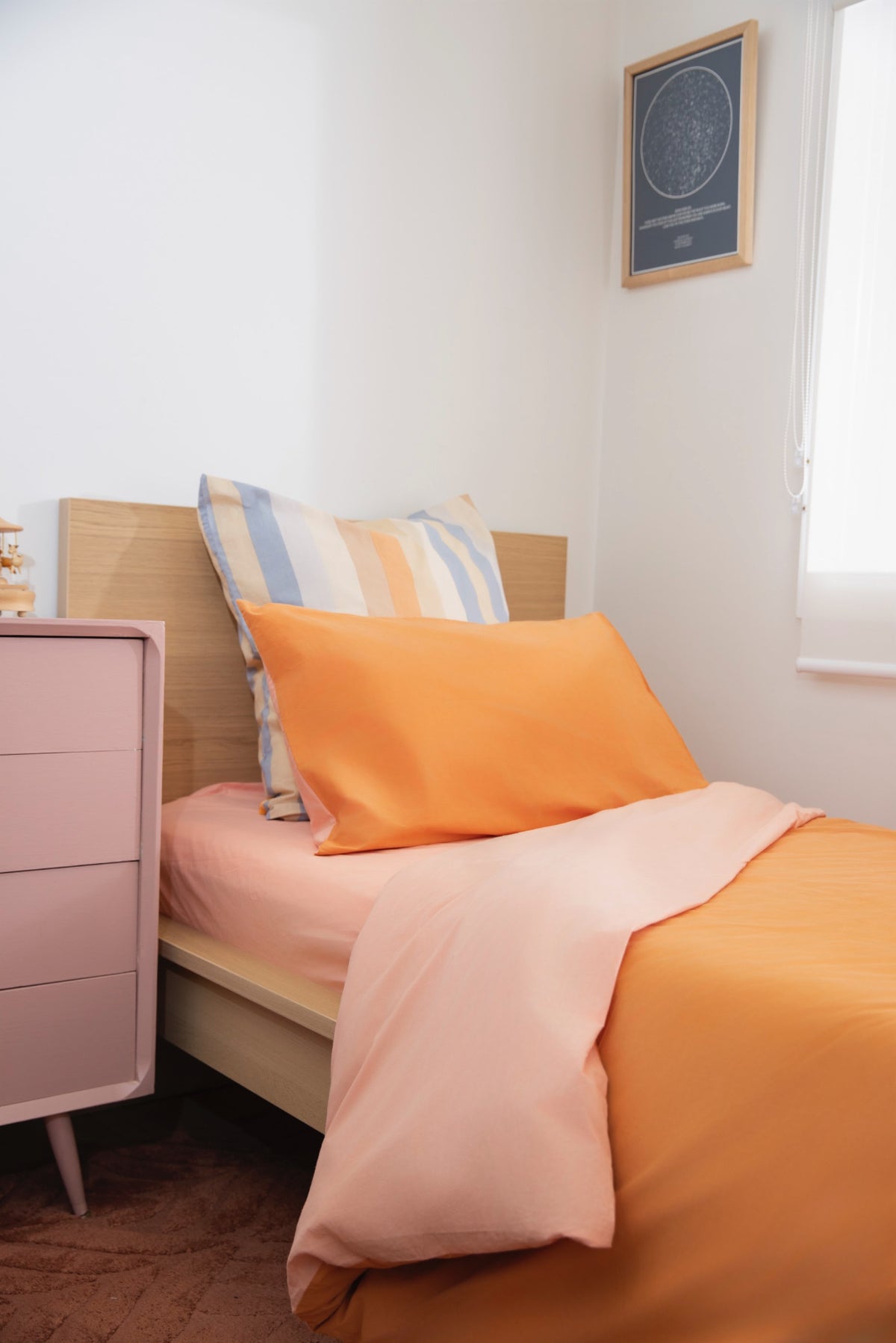 Cloud Cotton Duvet Cover - Peach Perfect (Peach finish)