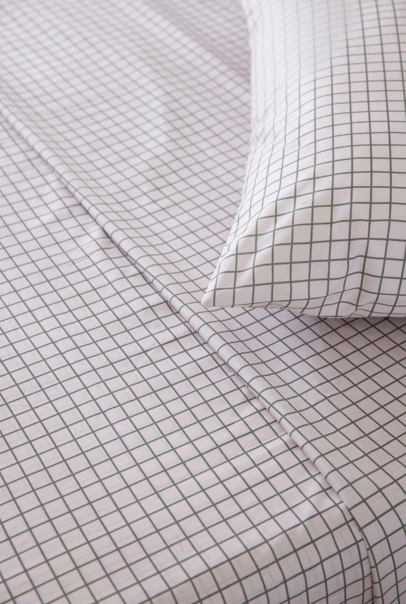 Bed Sheets - Fern Grid