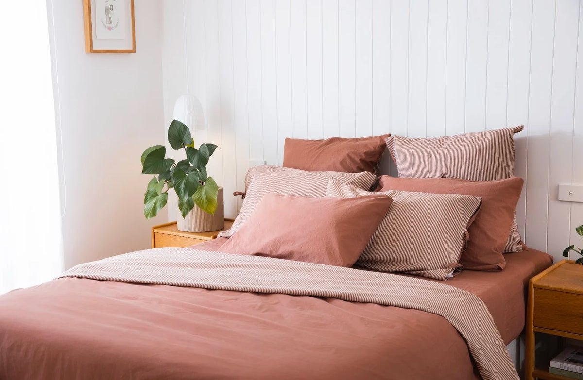 Cloud Cotton Duvet Cover - Terra