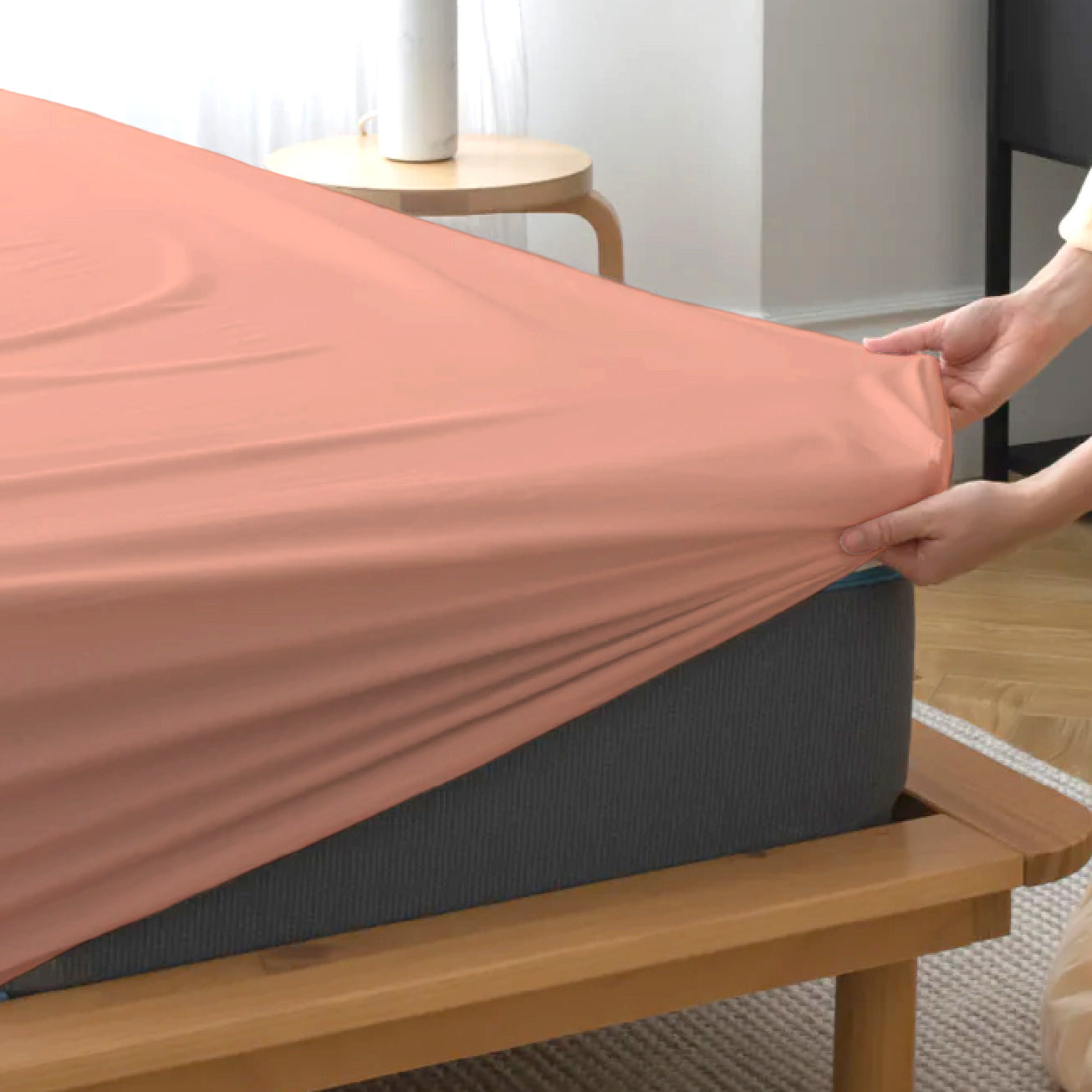 Bed Sheets - Pale Orange